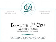 Domaine Françoise ANDRÉ Beaune Montée Rouge Village rouge 2017 la bouteille 75cl