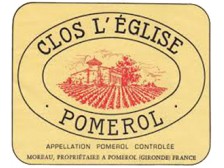 Clos L'ÉGLISE Red 2017 bottle 75cl