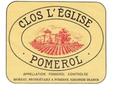 Clos L'ÉGLISE Red 2021 bottle 75cl