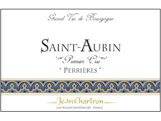Domaine Jean CHARTRON Saint-Aubin Perrières 1er cru blanc 2021 la bouteille 75cl