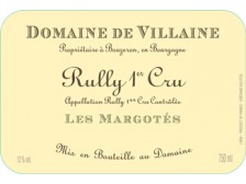 Domaine de VILLAINE Rully Les Margotés 1er cru blanc 2020 la bouteille 75cl