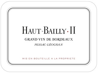 HAUT-BAILLY II Second wine from Château Haut-Bailly 2019 bottle 75cl
