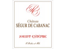 Château SÉGUR de CABANAC rouge 2018 la bouteille 75cl