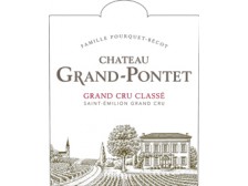 Château GRAND-PONTET Grand cru classé 2019 la bouteille 75cl