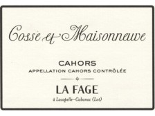 Domaine COSSE MAISONNEUVE La Fage 2019 la bouteille 75cl