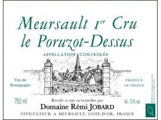 Domaine Rémi JOBARD Meursault Le Poruzot-Dessus 1er cru blanc Primeurs 2022