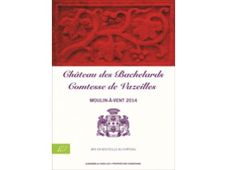 Château des BACHELARDS Moulin à Vent rouge 2019 la bouteille 75cl