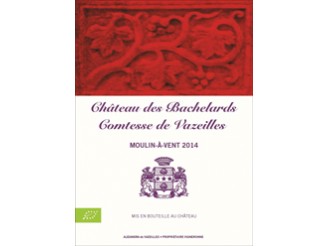 Château des BACHELARDS Moulin à Vent rouge 2017 la bouteille 75cl