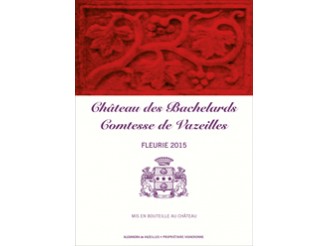 Château des BACHELARDS Fleurie rouge 2018 bottle 75cl