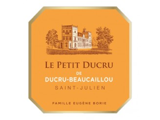 Le PETIT DUCRU Troisième vin du Château Ducru-Beaucaillou 2020 la bouteille 75cl