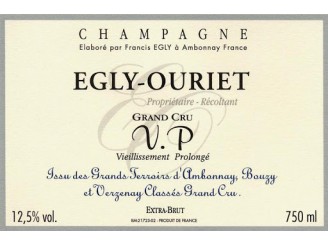 Champagne ÉGLY-OURIET Grand Cru Extra-Brut Vieillissement prolongé ---- bottle 75cl