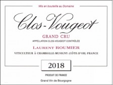 Domaine Laurent ROUMIER Clos Vougeot Grand cru rouge 2021 la bouteille 75cl