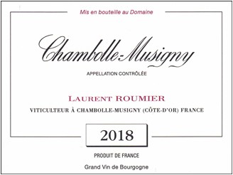 Domaine Laurent ROUMIER Chambolle-Musigny Village rouge 2021 la bouteille 75cl