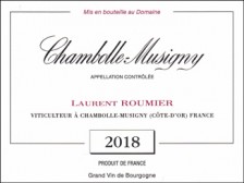 Domaine Laurent ROUMIER Chambolle-Musigny Village rouge 2020 la bouteille 75cl