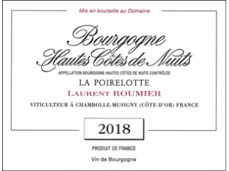 Domaine Laurent ROUMIER Hautes Côtes de Nuits "La Poirelotte" red 2020 bottle 75cl