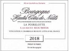 Domaine Laurent ROUMIER Hautes Côtes de Nuits La Poirelotte red 2021 bottle 75cl