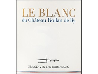 Le BLANC de ROLLAN DE BY blanc sec 2019 la bouteille 75cl