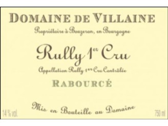 Domaine de VILLAINE Rully Rabourcé 1er cru blanc 2018 bottle 75cl
