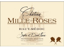 Château MILLE ROSES Haut-Médoc 2019 la bouteille 75cl