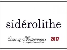 Domaine COSSE MAISONNEUVE Sidérolithe 2021 la bouteille 75cl