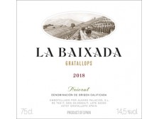 ÁLVARO PALACIOS La Baixada rouge 2019 la bouteille 75cl