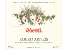 VIETTI Roero Arneis blanc 2021 la bouteille 75cl