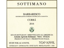 SOTTIMANO Barbaresco Currà 2016 bottle 75cl