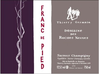 Domaine des ROCHES NEUVES Saumur-Champigny "Franc de Pied" rouge 2020 bottle 75cl