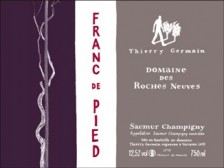 Domaine des ROCHES NEUVES Saumur-Champigny "Franc de Pied" rouge 2020 la bouteille 75cl