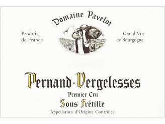 Domaine Luc et Lise PAVELOT Pernand-Vergelesses Sous Frétille 1er cru blanc 2022 la bouteille 75cl