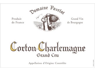 Domaine Luc et Lise PAVELOT Corton-Charlemagne Grand cru dry white 2020 bottle 75cl