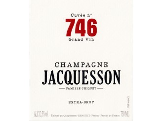 Champagne JACQUESSON Brut Cuvée n°746 ---- bottle 75cl