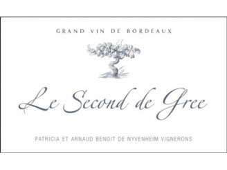 LE SECOND DE GRÉE Second vin du Château Grée Laroque 2015 la bouteille 75cl