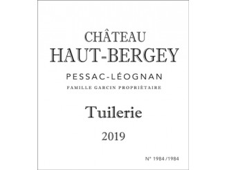 Château HAUT-BERGEY Cuvée Tuilerie 2019 la bouteille 75cl