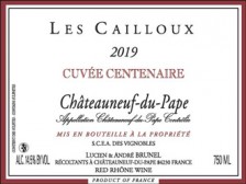Domaine LES CAILLOUX Châteauneuf-du-Pape "Cuvée Centenaire" rouge 2019 la bouteille 75cl