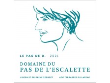 Domaine du PAS DE L'ESCALETTE Le Pas de D. rouge 2021 la bouteille 75cl