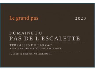 Domaine du PAS DE L'ESCALETTE Le Grand Pas rouge 2020 la bouteille 75cl
