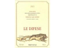 Tenuta SAN GUIDO Le Difese 2021 la bouteille 75cl