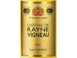 Château de RAYNE VIGNEAU 1er grand cru classé 2022 Futures