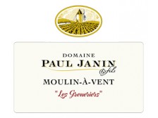 Domaine Paul JANIN Les Greneriers rouge 2020 la bouteille 75cl