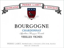 Domaine Pierre Labet Burgundy Chardonnay Vieilles Vignes dry white 2021 bottle 75cl