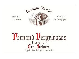 Domaine Luc et Lise PAVELOT Pernand-Vergelesses Les Fichots 1er cru rouge 2022 la bouteille 75cl