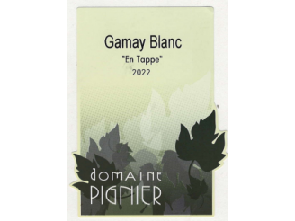 Domaine PIGNIER Gamay blanc "En Tappe" 2022 la bouteille 75cl