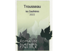Domaine PIGNIER Trousseau "Les Gauthières" 2022 la bouteille 75cl