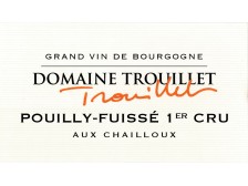 Domaine TROUILLET Pouilly-Fuissé Aux Chailloux 1er Cru 2022 la bouteille 75cl