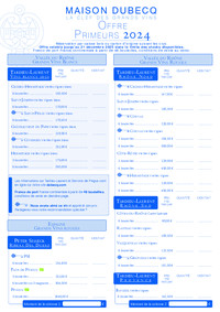 Download Primeurs Offer 
